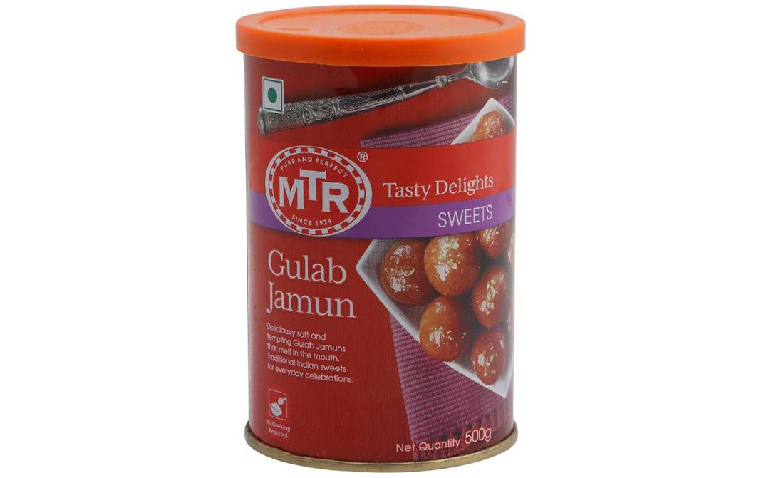 MTR Gulab Jamun    Tin  500 grams